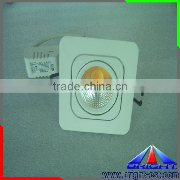 Square style COB led ceiling light 5w 7w,Square COB Downlight