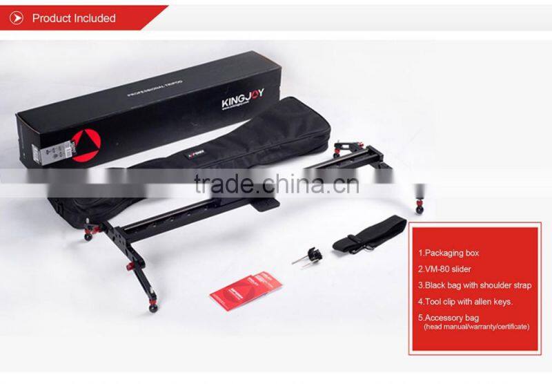 Kingjoy Popular aluminum mini slider for SLR or DSLR camera VM-150