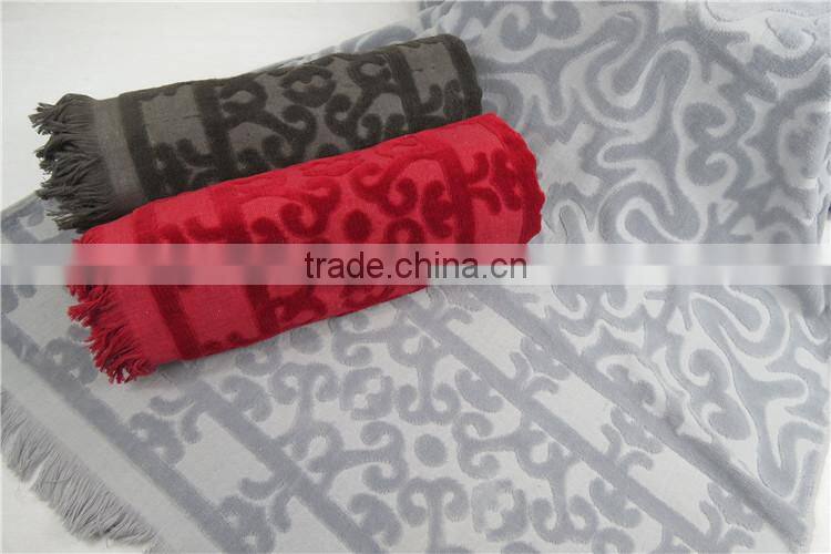 100% Cotton high quality and beautiful design jacquard cotton bath towels SJ-142