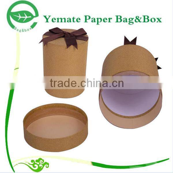 new arrival Custom decorative printed Round cardboard cylinder packaging box