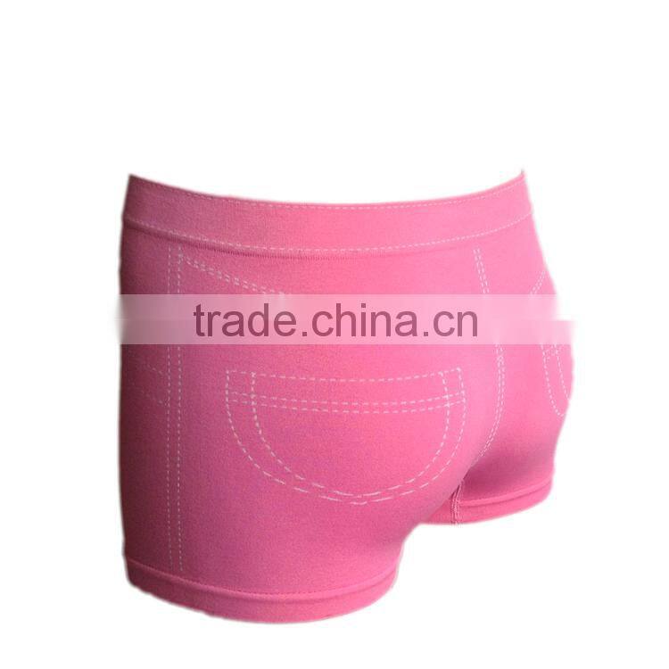 seamless girls wearing jeans boxer women boxer