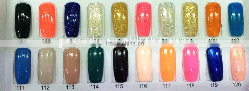 120 color gel nail polish 8ml