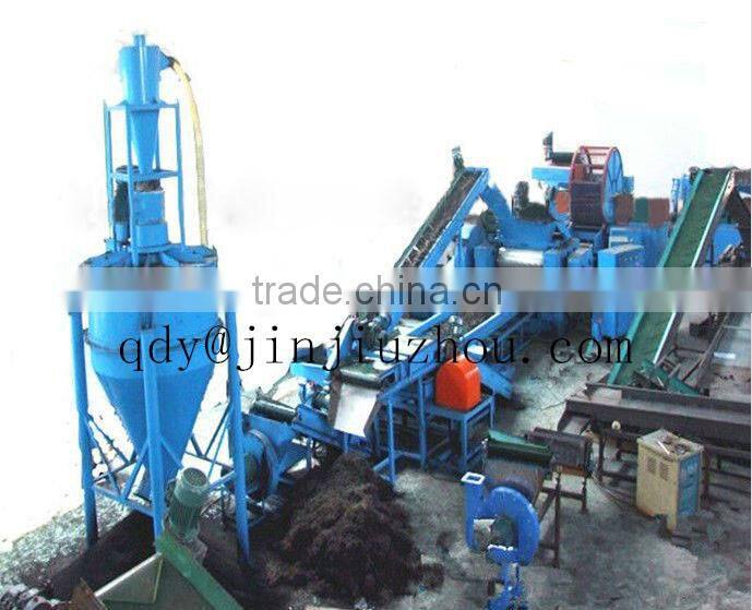 waste tire recycling production line / rubber cracker