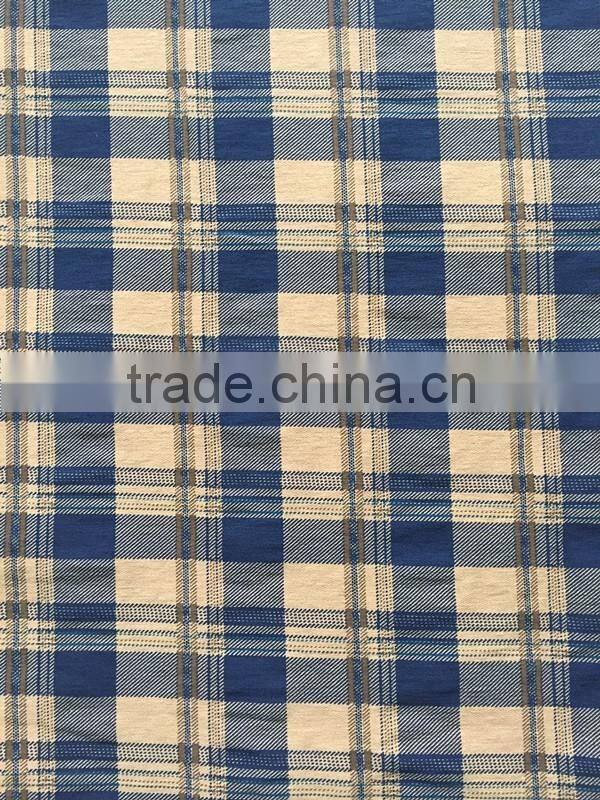 bengaline fabric plaid printing 2016 new design