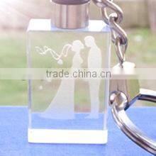 2015 popular Christmas gift cheap crystal keychain