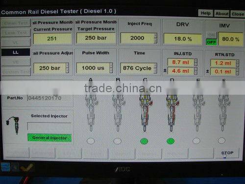 electric diesel piezo injector and common rail pump test bench-CRS-300