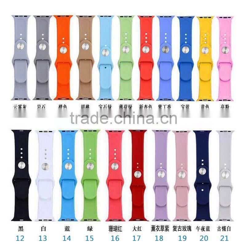 For Apple Watch Best Selling Fashion Design OEM Silicone Watch Strap Watch Band