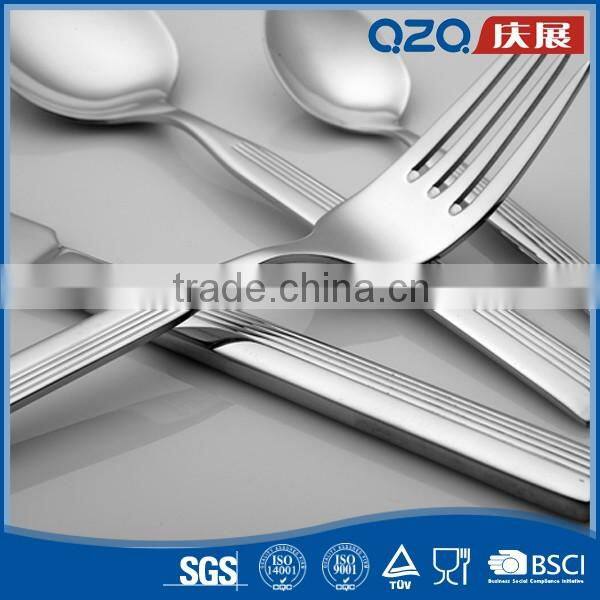 Alibaba high standard flatware set non-slip spoon & fork set in low cost