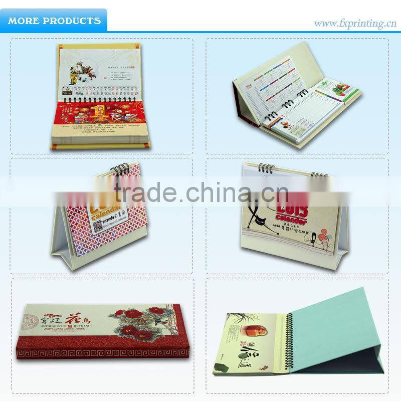 China Good Price High Quality Desk Family Planner Calendar 2015