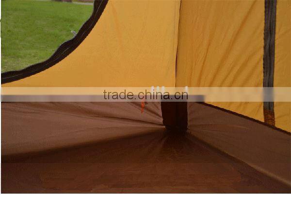 2015 New Style 1 Room 2 Door Big Family Double Layer 5 Person Automatic Camping Tent