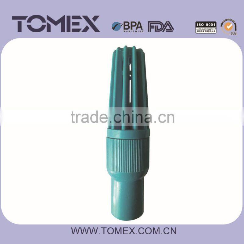 2015 made in China plastic pvc pipe fittings red blue dark 4 inch foot valve