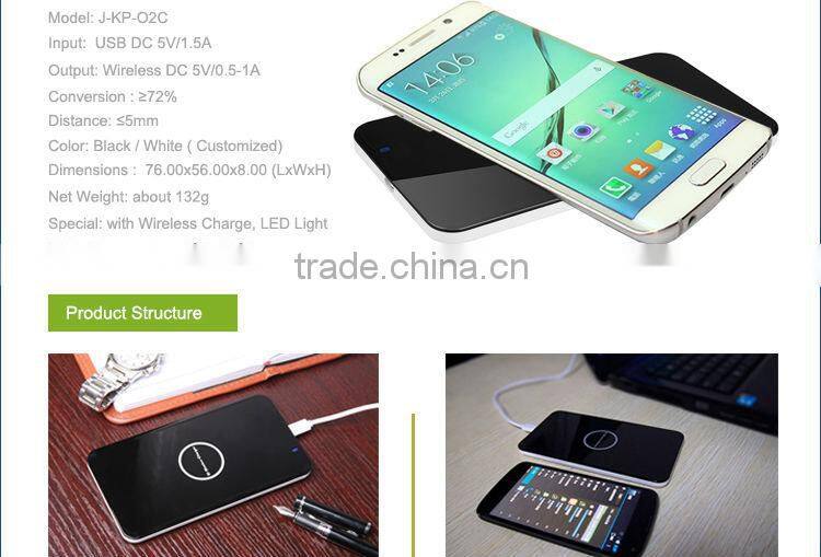 Wholesale 5W 1A Universal QI Wireless Power Bank For Samsung S6