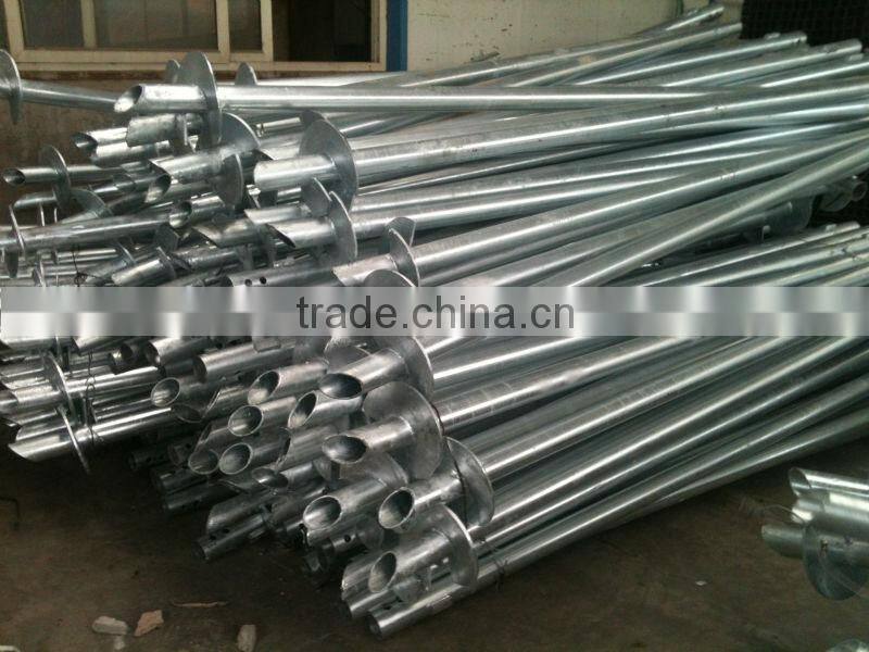 Ground Single Helix Screw Piers for Underpinning