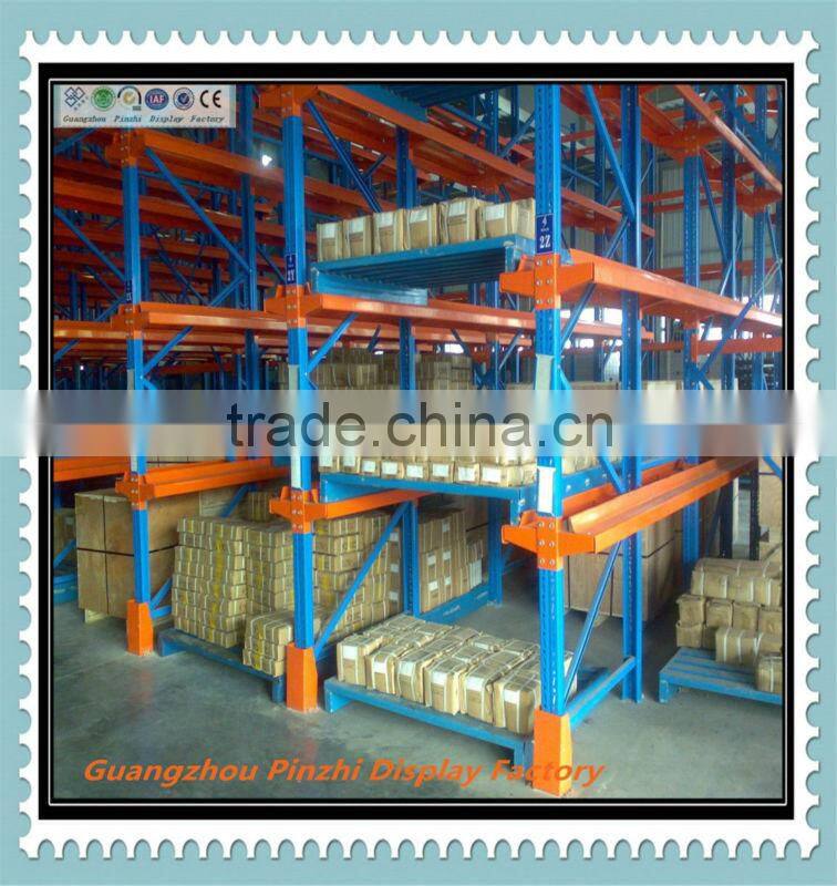 Heavy duty warehouse movable tire storage rack