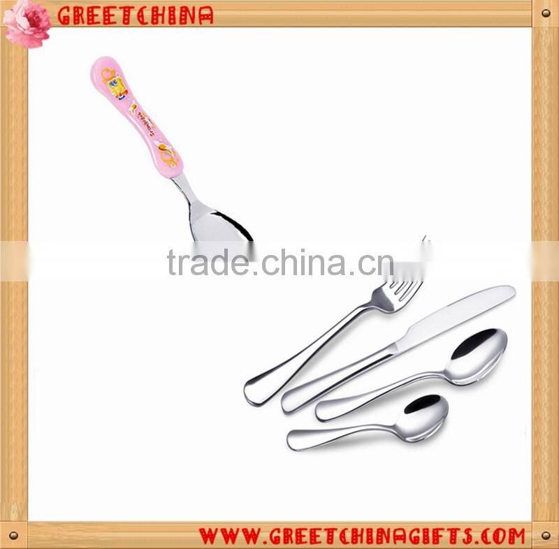Stainless steel heart shaped coffee spoon