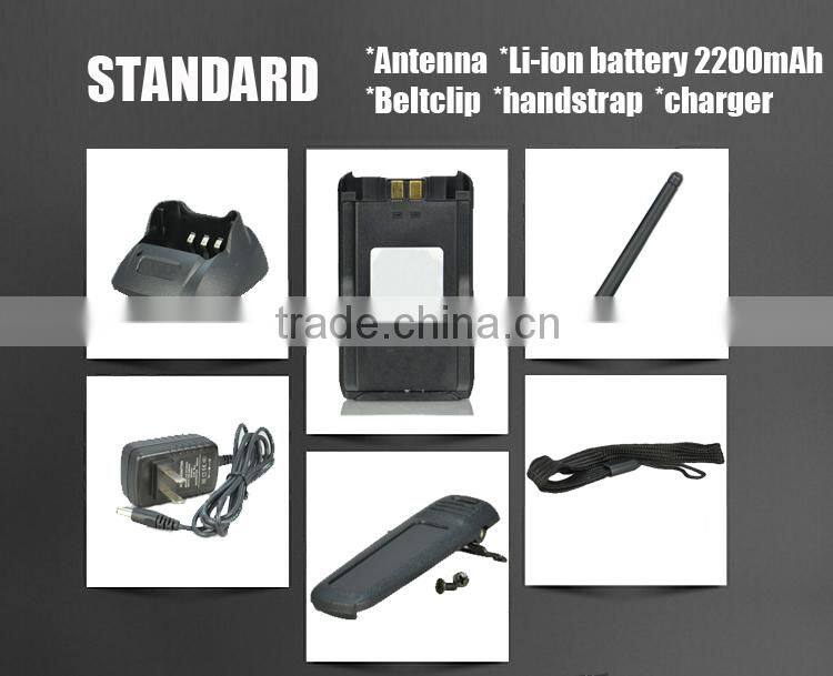 Flash torch and fm radio uv-6r dual band radio vhf uhf