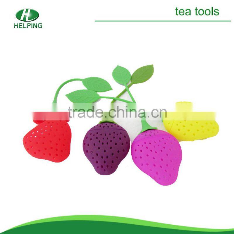 attactive price mini silicone tea bag tea strainer tea infuser