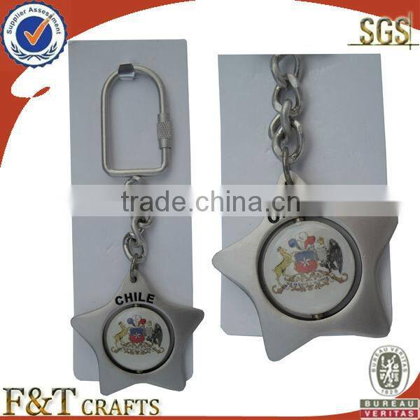 make your own keychain with custom cool design alloy peace sign printing logo