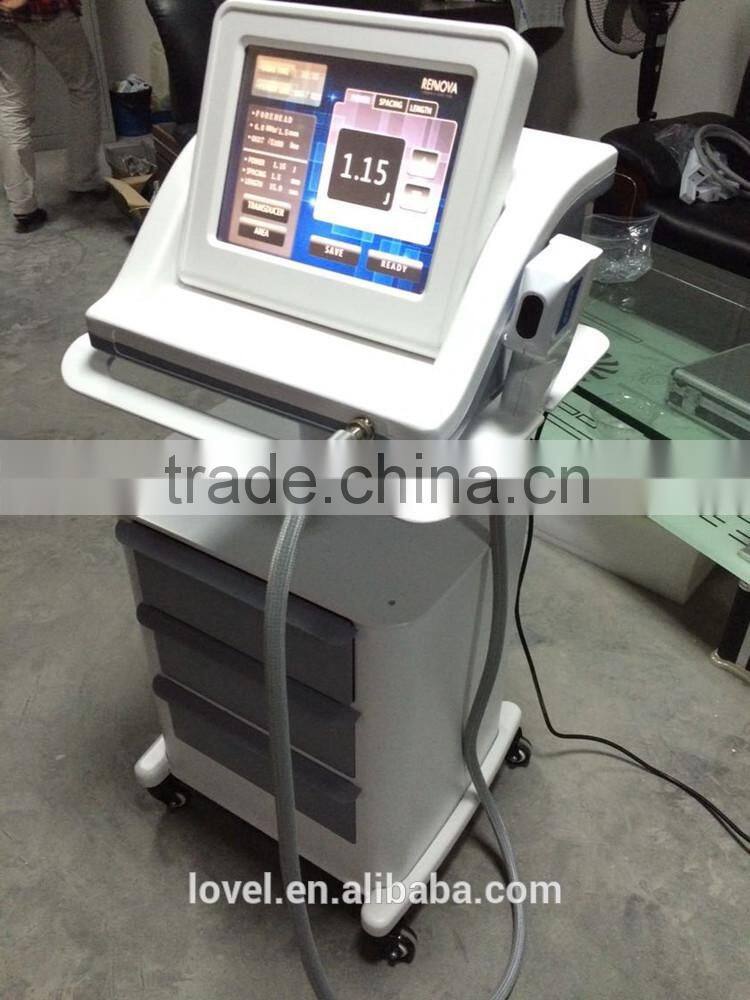 Alibaba trade assurance laser wrinkle removal machine hifu ultrasound face lift machine