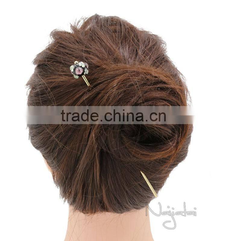 For Buns Sale Japanese Kanzashi Kimono Hair Stick Chinese Blue Hairpin