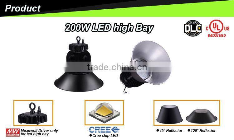 2014 New Commercial Indoor Lighting Fixture Warehouse High Bay LED Lamp 200W