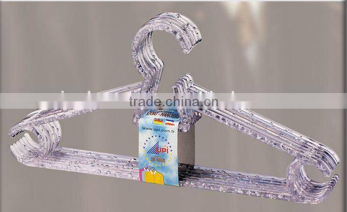 EU and US quality plastic hanger for clothes for supermarket