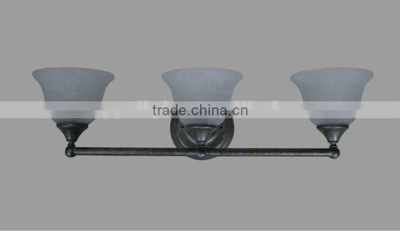 Modern 3*Lights Wall Lamp/Corridor Light With Crystal Glass Lamp Shade