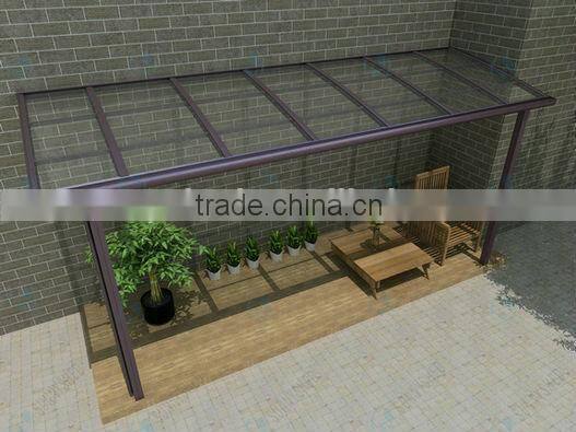 Aluminum Under Decking Awning with Aluminum Patio Covers for carport with pc panel