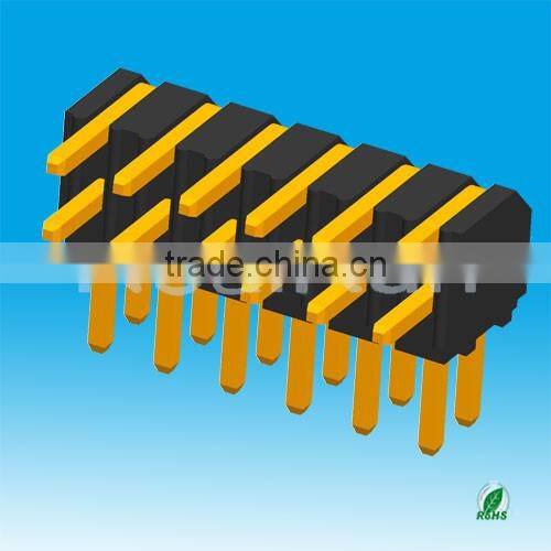 2.0mm Dual Row Right Angle Type Pin Header connector