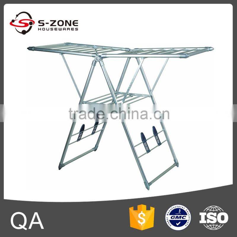 high quality aluminum alloy metal type clothes drying rack