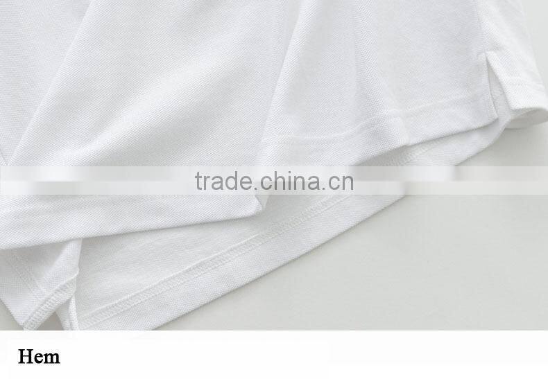 White Modern Fashion Bulk Brand Cotton Polo Shirts For Men