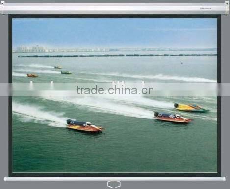 60" Manuel projector screen/ Pull down projection screen