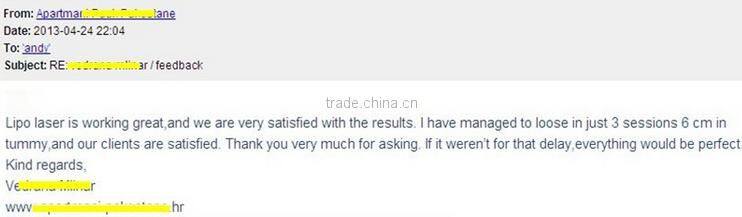 5 IN 1 portable slimming machine lipolaser break the fat directly