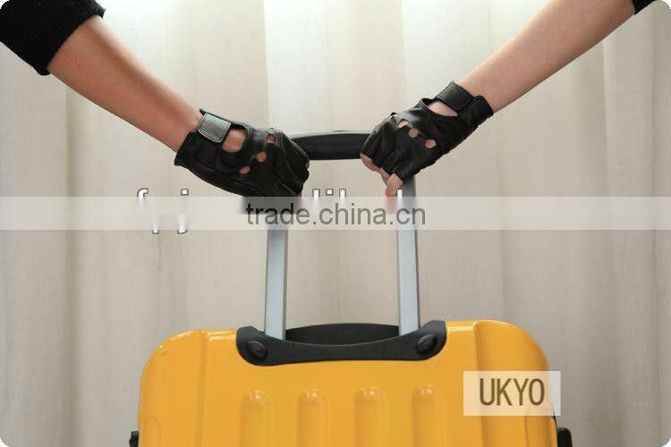 Fashion Gentlemen Fingerless leather driving gloves