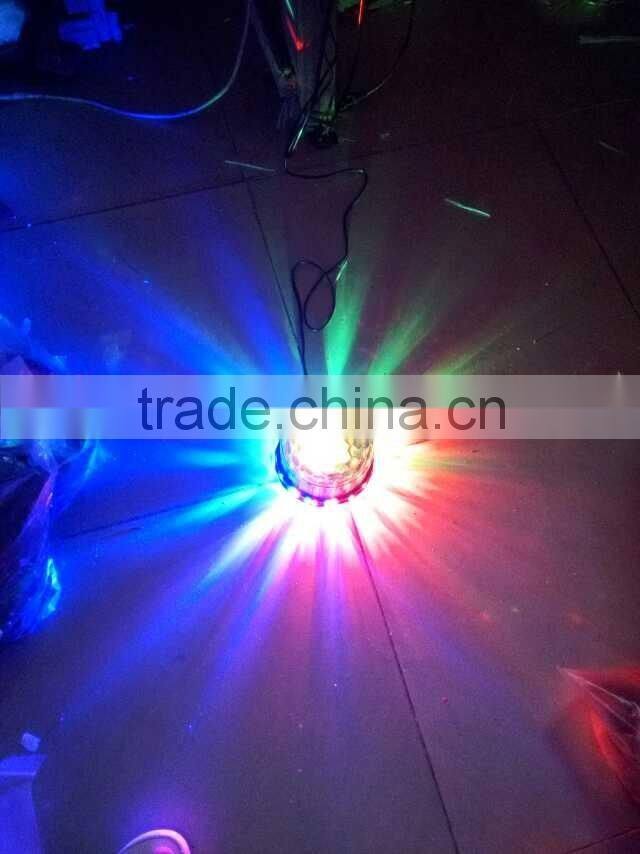 RGB led sun magic ball disco lighting led crystal magic ball light with led strip