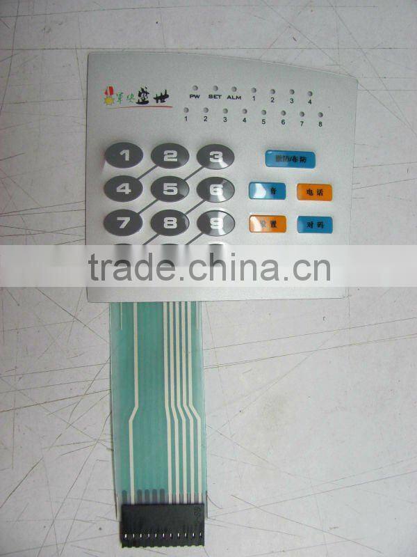 push button switch membrane switch panel / keypad