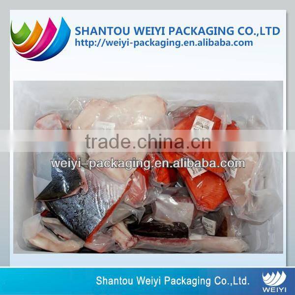 Custom printed plastic vacuum sealer bags for frozen food