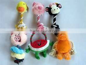 little Teddy puppy pet toys / Stuffed mushrooms smile Plush pet toys with squeaker