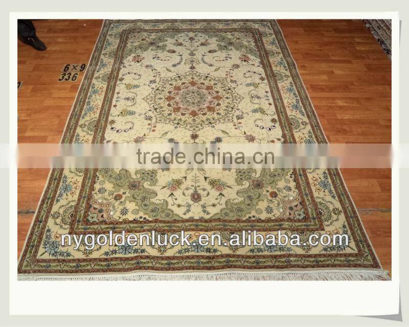 6x9ft persian style hand woven chinese silk rugs on sale