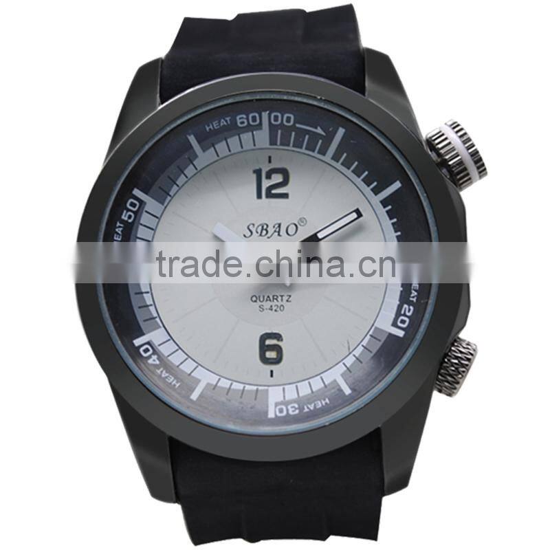 New Trend Silicon Band Big Case Brand Watch Factory China