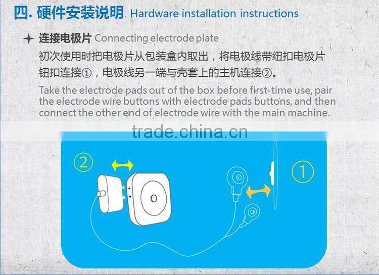smart phone APP Bluetooth control electronic pulse massager Anywhere anytime Wireless muscle full body neck massager Properties