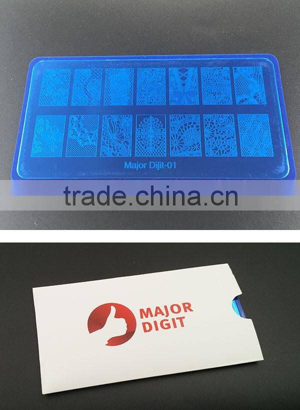 Major 07 hot new nail art plate,2016 nail art plate