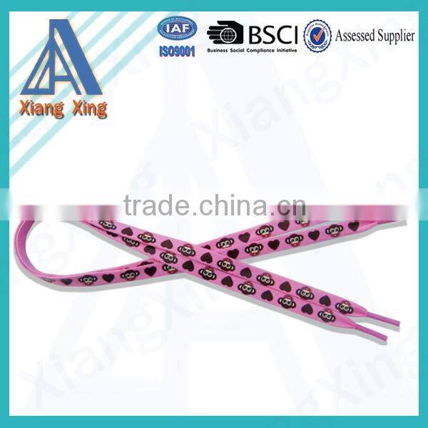New design customized logo cheap colorful shoelaces