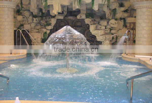 2014 summer hot sale water park fountain Special design stainless steel mushroom fountain