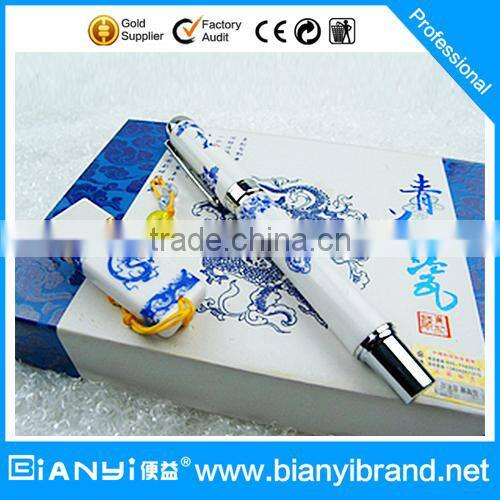 China factory with Chinese style gift usb flash drive in case usb flash drive with pen set