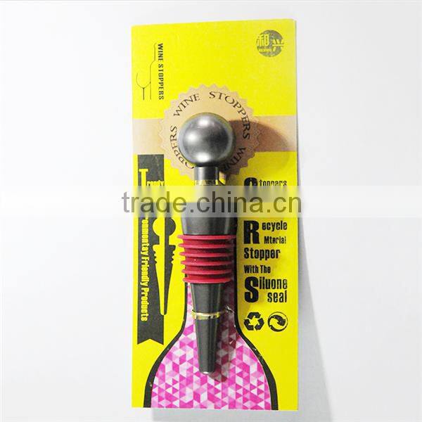 Food grade silicone wine bottle stopper