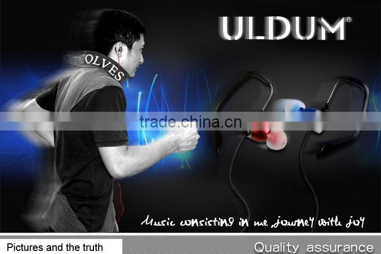 Electronic 2015 ULDUM ear hook earphone headphones, noodle wire earphone