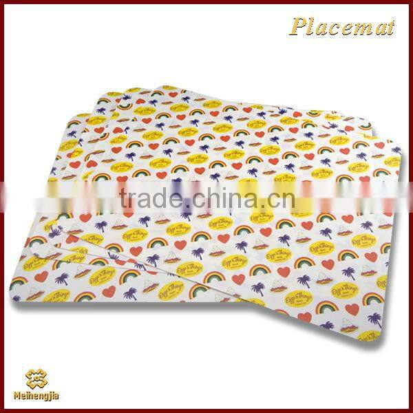 Top grade latest PP placemat with flowers