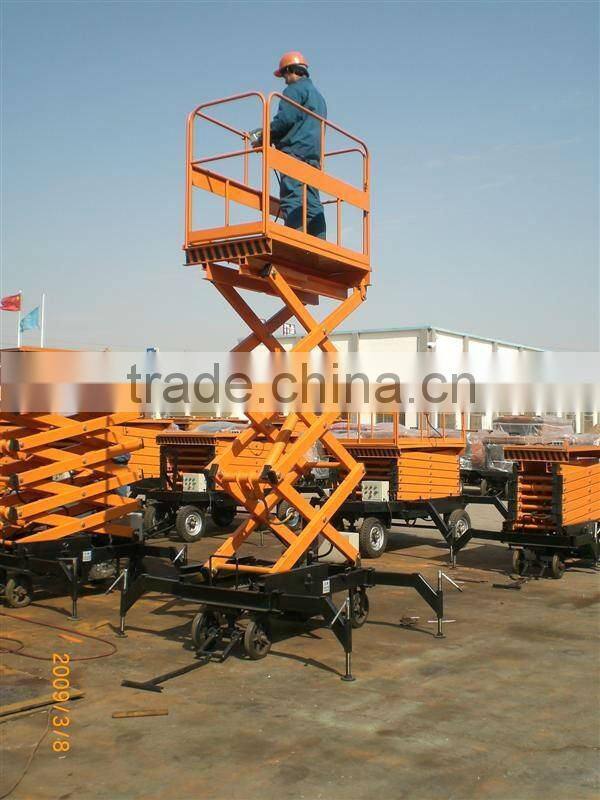 18m Scissor hydraulic mobile lift platform