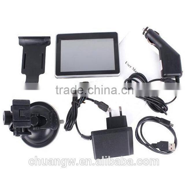 mtk500 5inch portable mini gps tracker free map with tracking chip